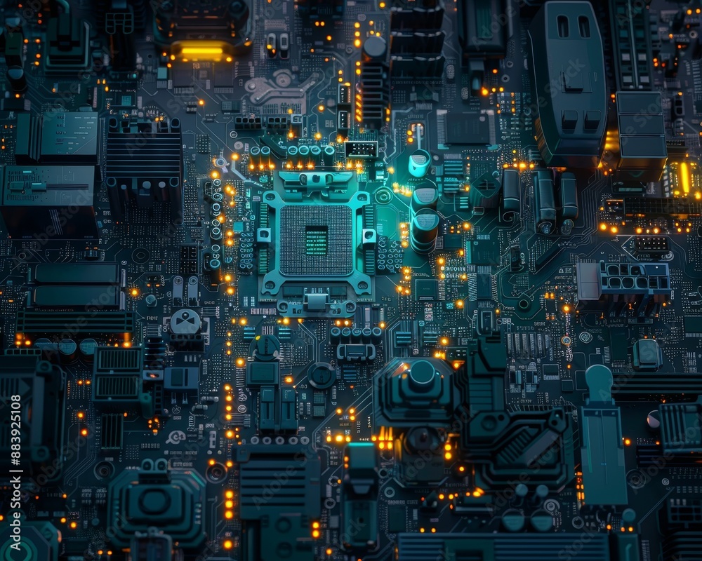 Cybersecurity service with motherboard, safety lock, verified credentials for generative ai design Cybersecurity service with motherboard, safety lock, verified credentials for generative ai design