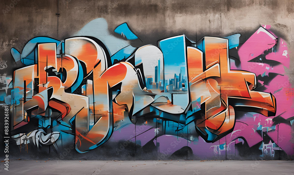 Dedicated Graffiti Artist Sprays Urban Messages, Transforming Cityscapes. Early Morning Light Reveals Fresh Street Art on Concrete Walls. Dedicated Graffiti Artist Sprays Urban Messages, Transforming Cityscapes. Early Morning Light Reveals Fresh Street Art on Concrete Walls.