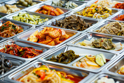 Korean Banchan Buffet.
