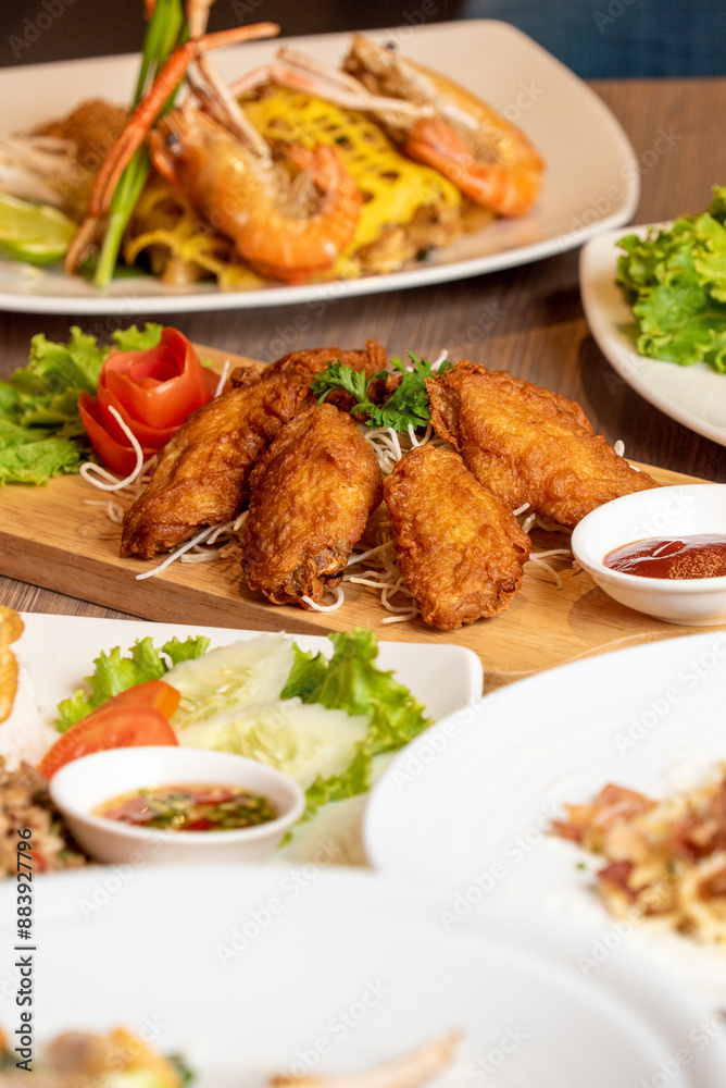 Buffalo wing deep fried chicken wing Buffalo wing deep fried chicken wing