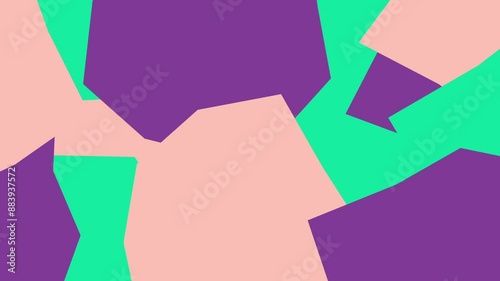 Flat Colorful Video Background