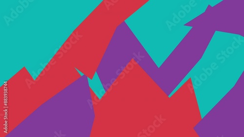 Flat Colorful Video Background