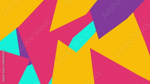 Flat Colorful Video Background