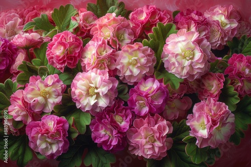 Wallpaper Mural Pink Flowers in a Vase - Delightful Spring Bouquet Torontodigital.ca