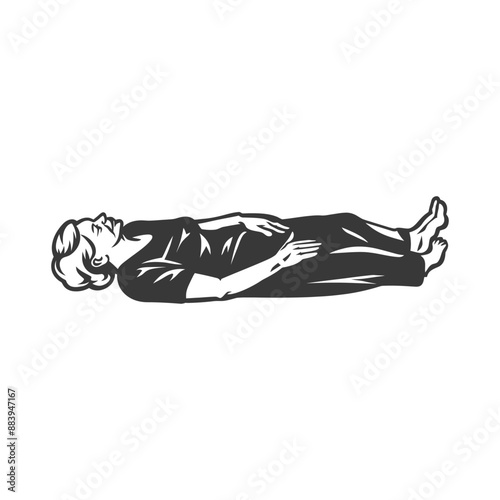Serene Deceased Body in Peaceful Slumber
