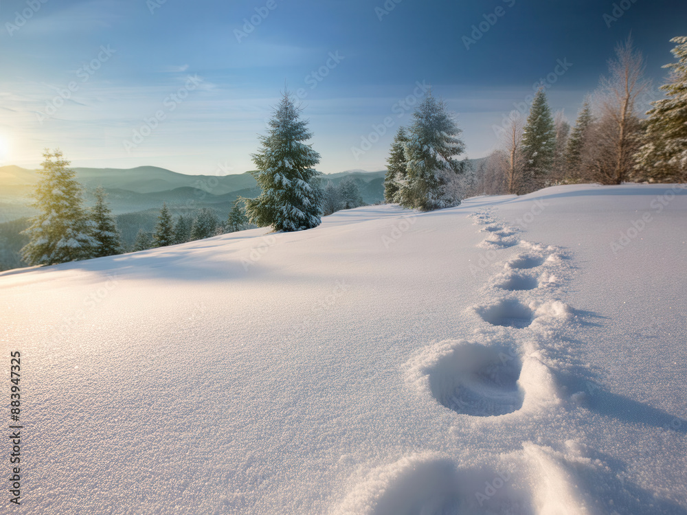 custom made wallpaper toronto digitalwinter landscape with snow
