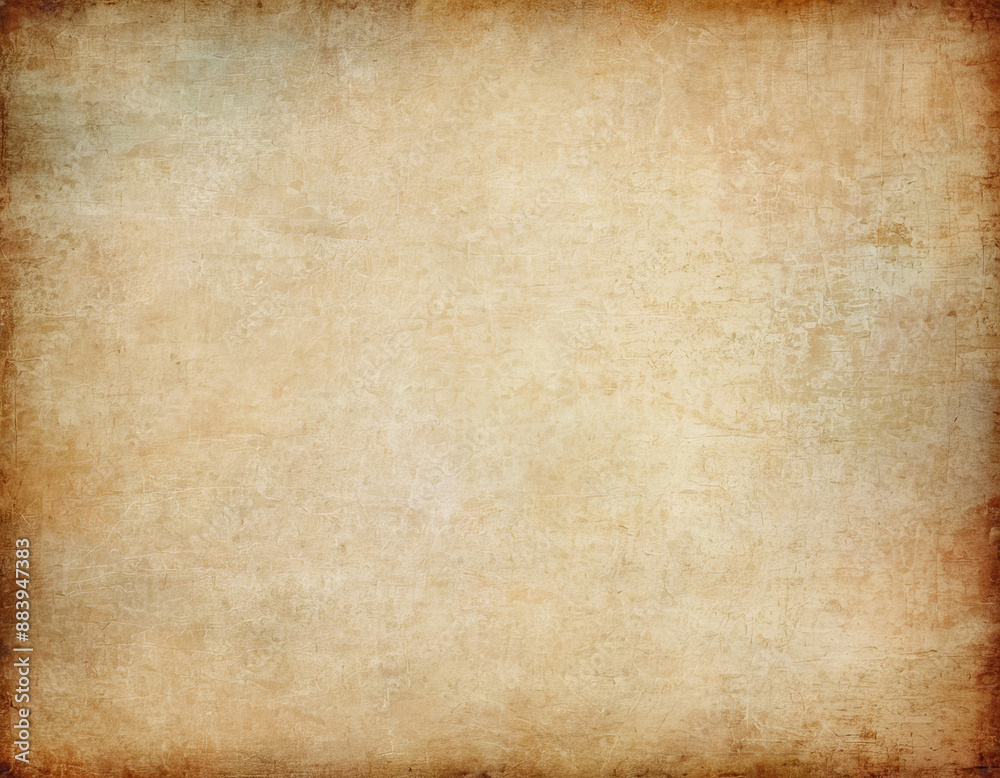 Obraz premium Old beige, brown coloured cracked effect background.