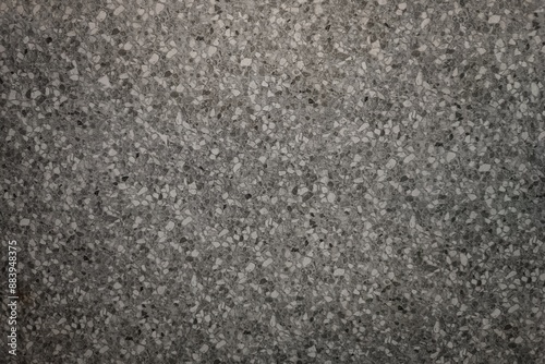 Black asphalt floor or road texture background. Black small stone floor texture background