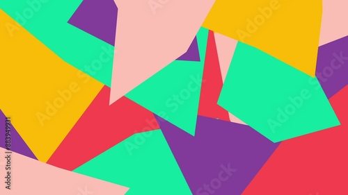 Flat Colorful Video Background