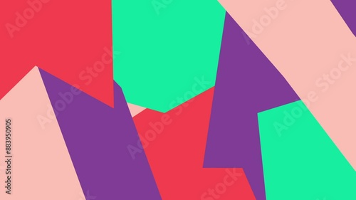 Flat Colorful Video Background