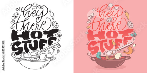 Cute hand drawn doodle lettering quote. Lettering for t-shirt design, mug print, bag print, clothes fashion. 100% hand drawn vector image.