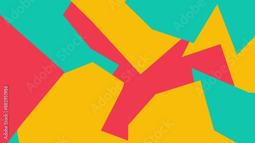Flat Colorful Video Background