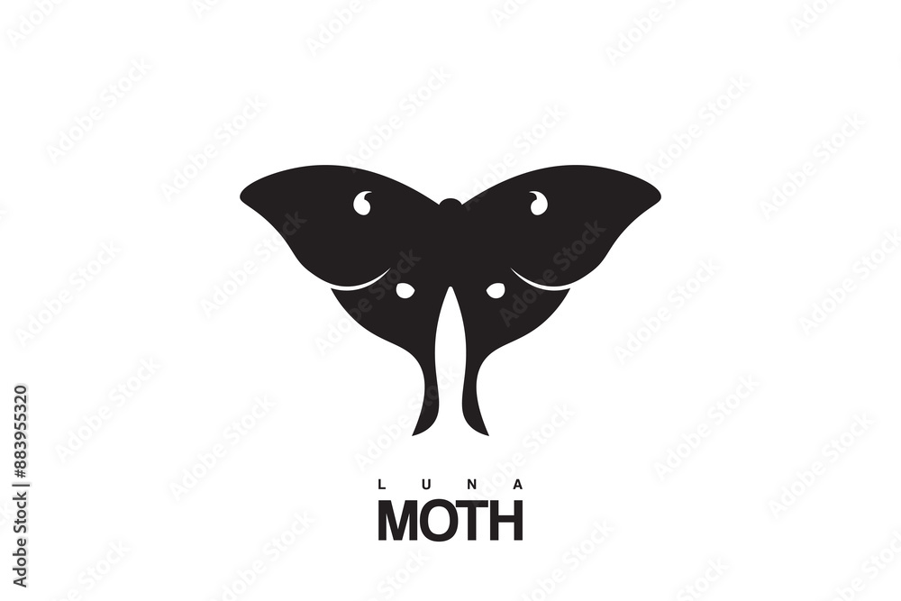 Moth butterfly logo design, moth butterfly silhouette design, minimalist moth icon Moth butterfly logo design, moth butterfly silhouette design, minimalist moth icon