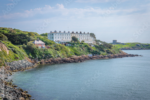 Canvas Print Dublin, Ireland - May 12 2024 Dalkey coast in South Dublin