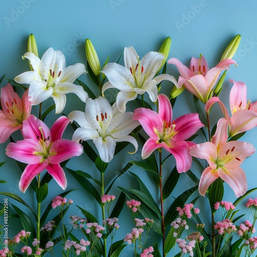 Vibrant Pink Lilies Bouquet
