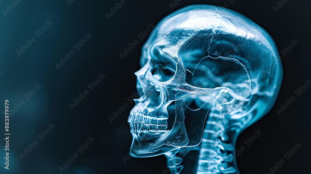 Digital Xray of skeletal system, body tract scan, bone structure examination Digital Xray of skeletal system, body tract scan, bone structure examination