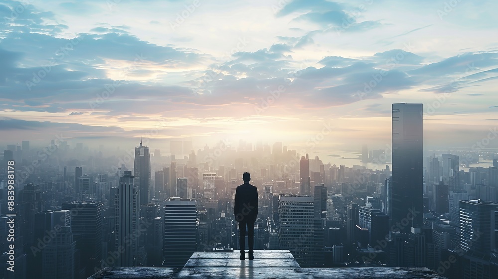 Cityscape Reflection of Business Ambition Cityscape Reflection of Business Ambition