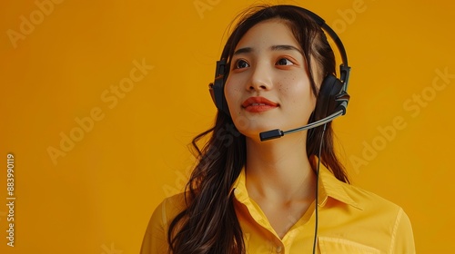Professional Businesswoman Providing Customer Support