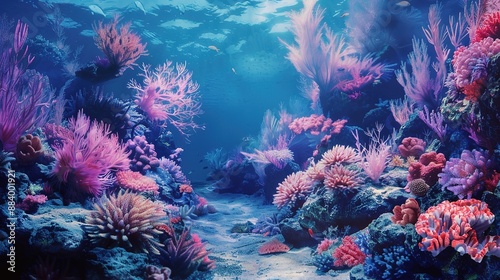 Coral reef underwater wallpaper photo