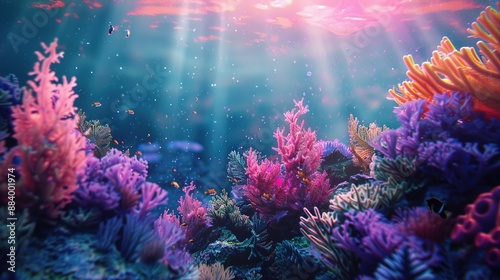 Coral reef underwater wallpaper photo