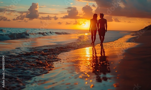 kiss on the beach lifestyle concept. Living for those romantic, beachside smooches.