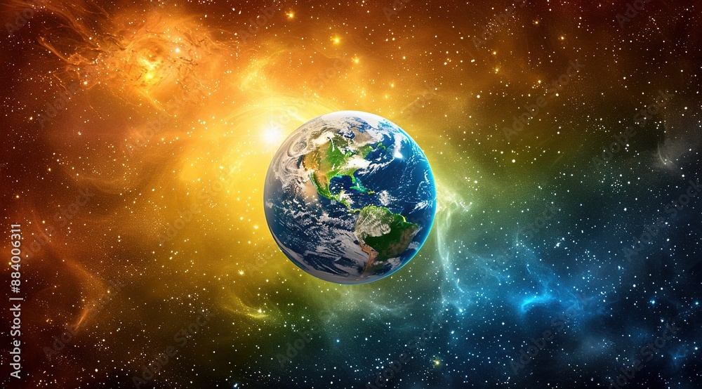 planet earth in space planet earth in space