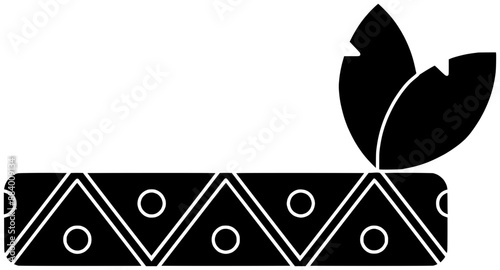 indian illustration ethnic silhouette ornament logo traditional icon american outline native ornament aztec mexican tent  tribal tribal america culture shape culture clothing heritage for vector