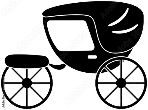 conestoga illustration wagon silhouette pioneer logo transportation icon old outline carriage transport vehicle wheel wooden rural countryside wood history shape queen antique car for vector graphic