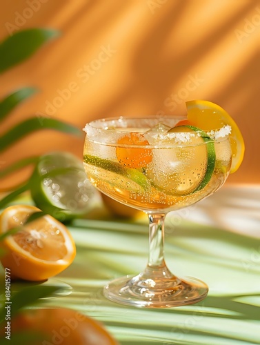 Meticulous Preparation of an Elegant Cocktail photo