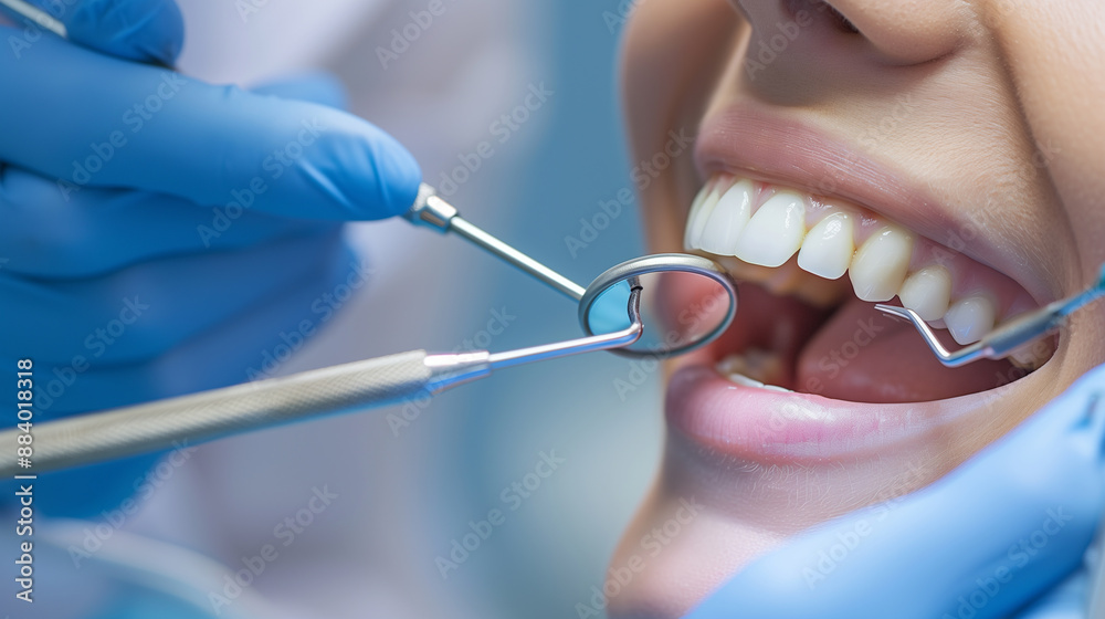 Dental Examination Close-Up Dental Examination Close-Up