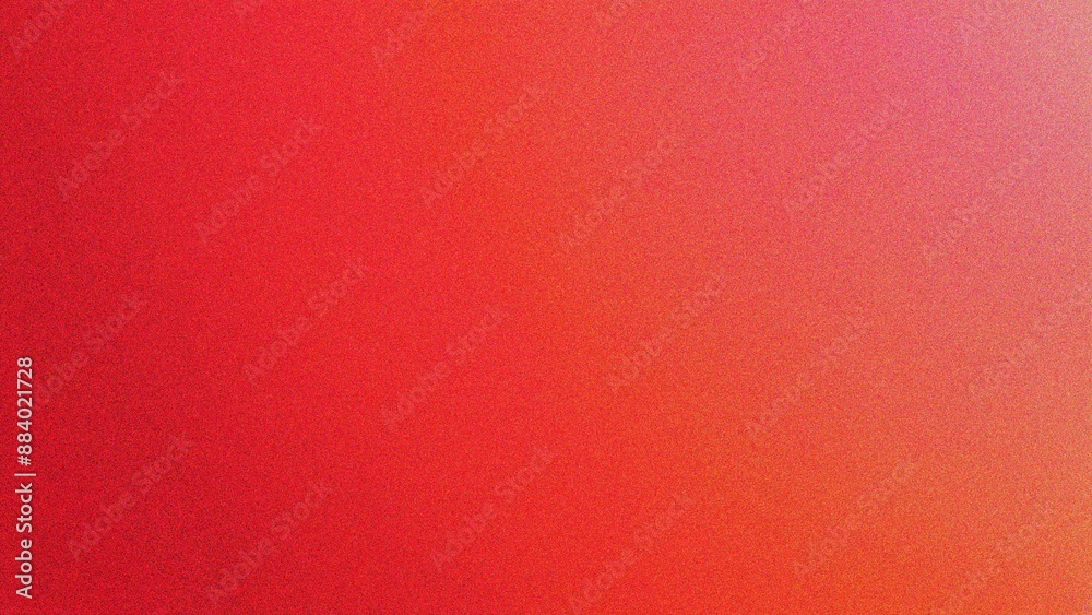 Fototapeta premium Glowing abstract gradient shape on red yellow grainy background minimal header cover poster design copy space