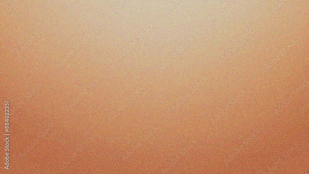 Fototapeta premium Brown grainy gradient abstract background, noise texture effect, banner poster header design