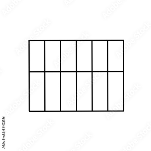 Simple stylized data table layout template