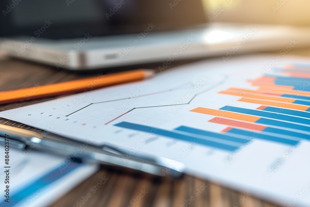 A financial growth chart illustrating the trajectory of business growth, with rising levels indicating fantastic progress... A financial growth chart illustrating the trajectory of business growth, with rising levels indicating fantastic progress...