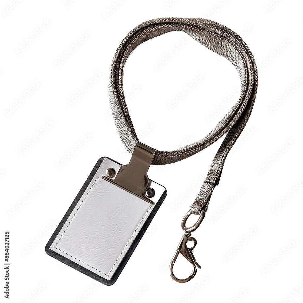 Id holder with lanyard isolated on transparent background
Id holder with lanyard isolated on transparent background