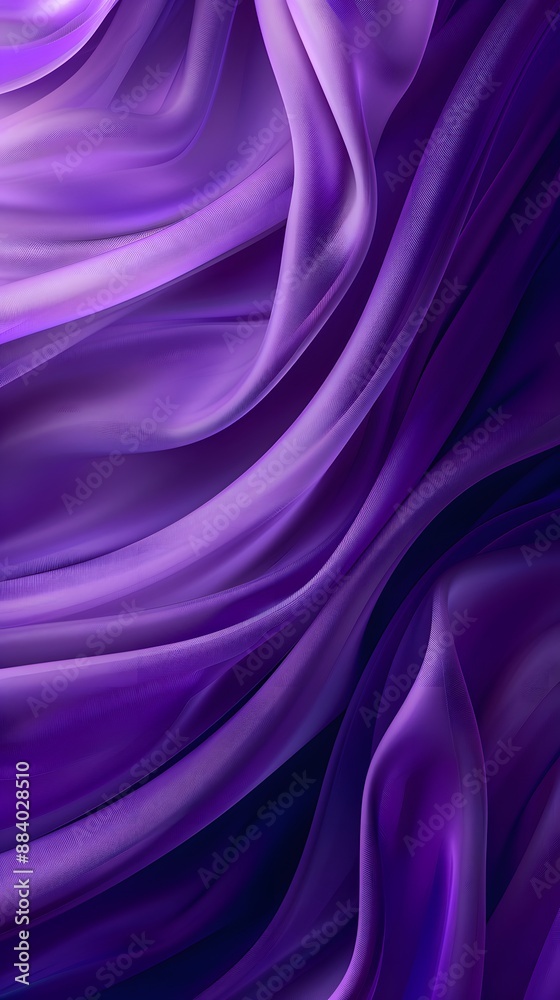 Obraz premium Abstract Purple Background With Smooth Curves