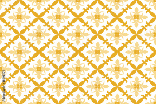 Damask Floral Seamless pattern background.Design for carpet, cover.wallpaper, wrapping, fabric, clothing