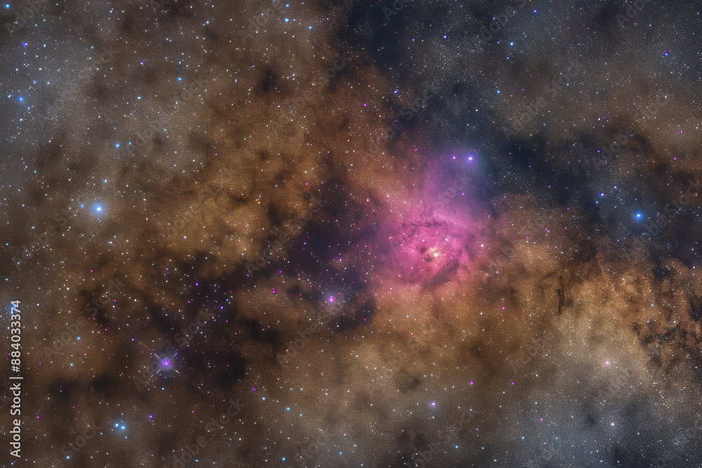 Fototapeta premium Spectacular Milky Way and Vibrant Galaxy Images in Stunning Detail, Featuring Dazzling Cosmic Colors and Deep Space Elements