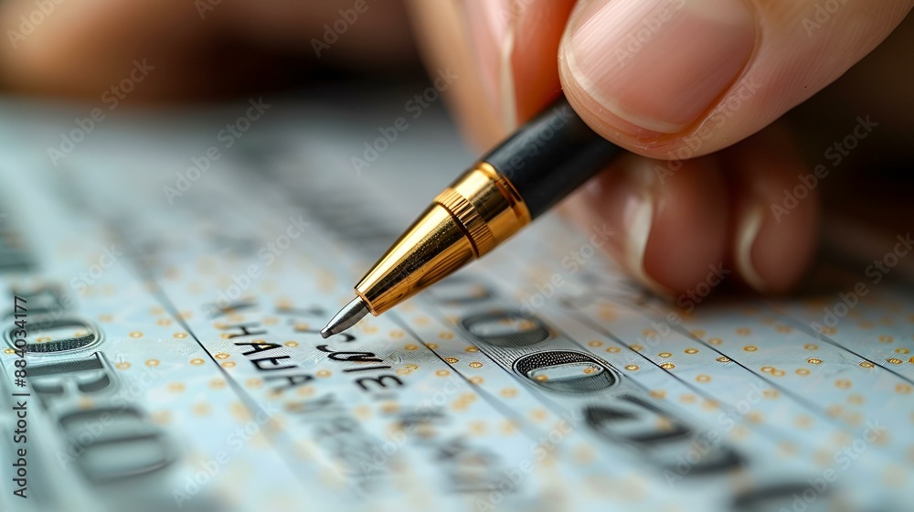 A person researching how to get a mortgage with bad credit.