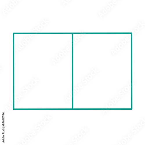 Simple stylized data table layout template
