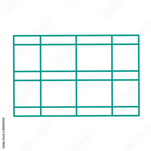 A versatile table layout template with a nice minimalist design