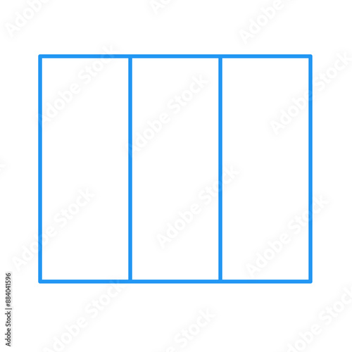 Simple stylized data table layout template