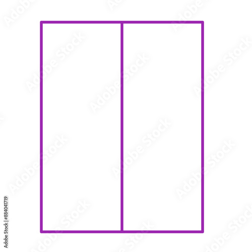 Simple stylized data table layout template