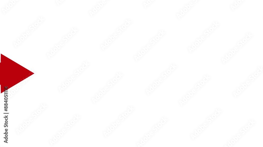 Arrow pointing left to right direction on white background loop animation. Abstract Directional arrow animation. signal icon. Arrow pointing left to right direction on white background loop animation. Abstract Directional arrow animation. signal icon.
