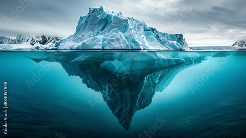 amazing photo of iceberg in water,