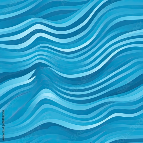 Abstract blue wavy background.