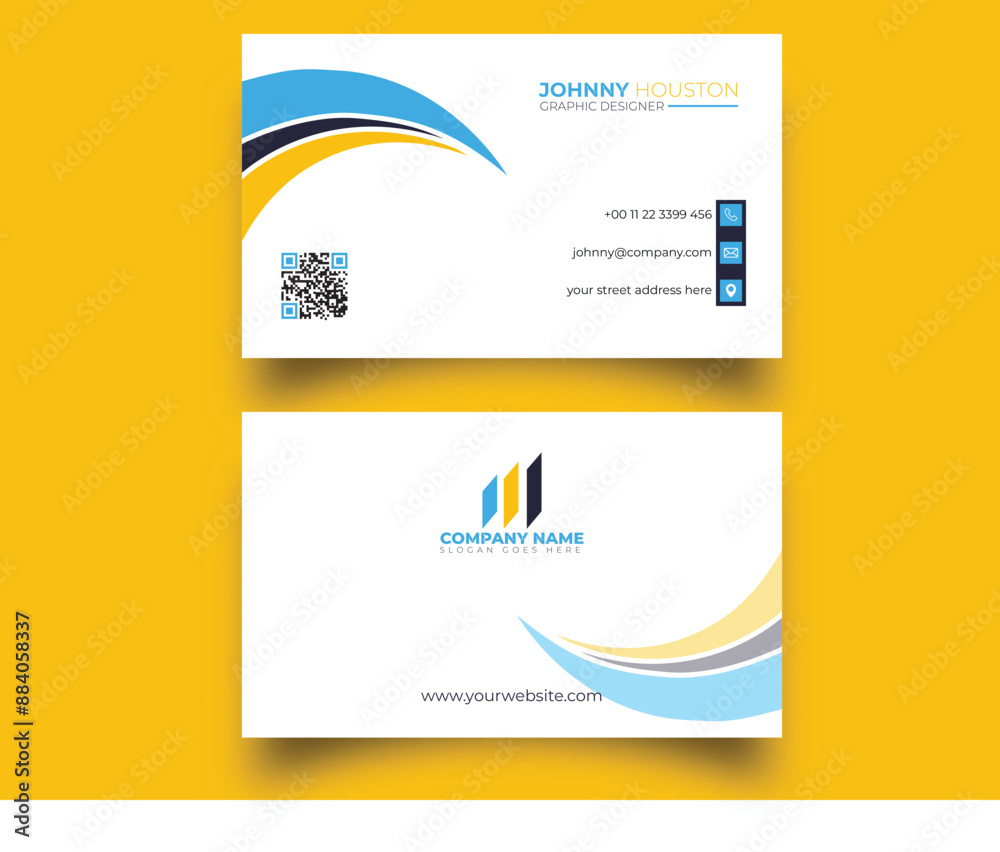 Fototapeta premium Professional Modern Business Card Template