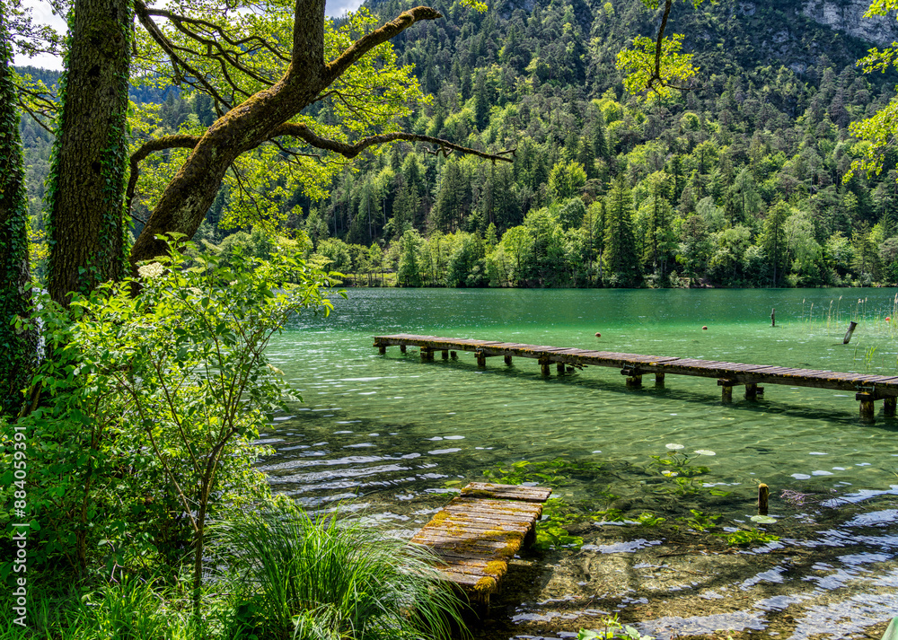 Landschaft am Thumsee, Bad Reichenhall, Bayern, Deutschland, Landschaft am Thumsee, Bad Reichenhall, Bayern, Deutschland,