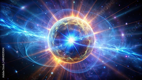 Wallpaper Mural A captivating image of a pulsar Torontodigital.ca