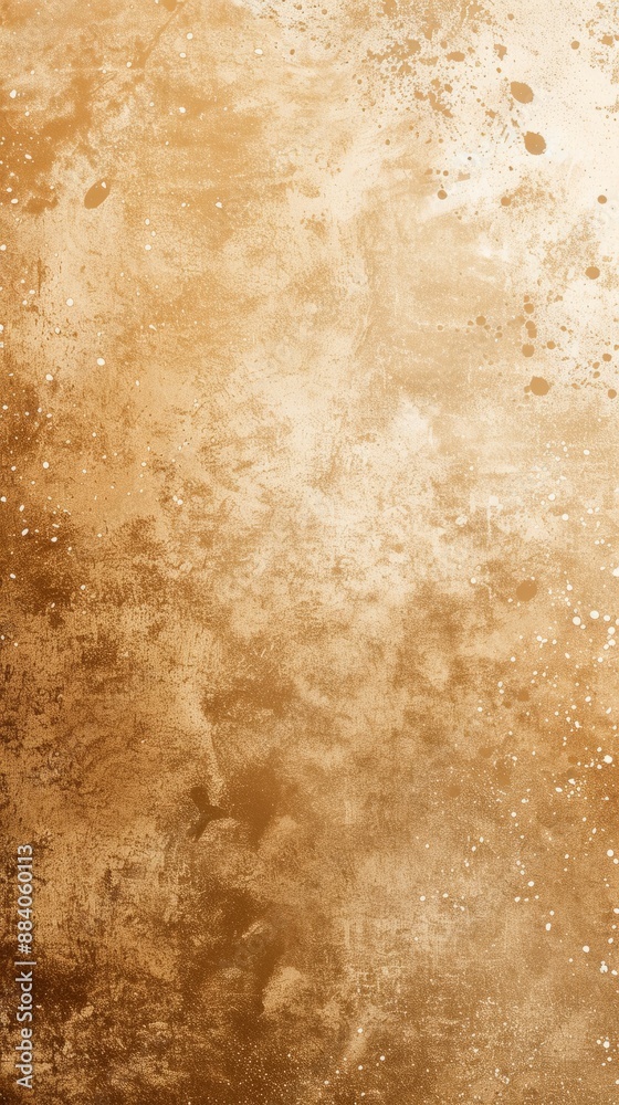 Obraz premium Beige bronze powder grain gradient background Soft noise texture Poster background banner design to replicate space